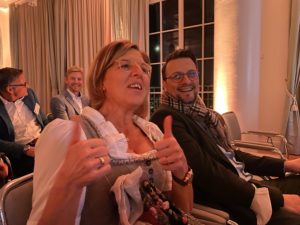 Christiane Mösel (Heumilch) und Andreas Heimann (Ruwisch & Zuck)