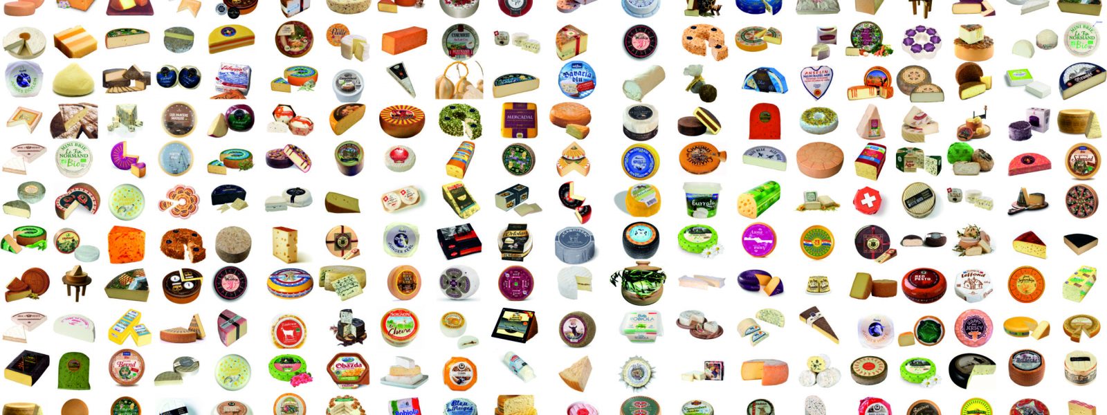 Sortiment viele Kleine Käse kleiner